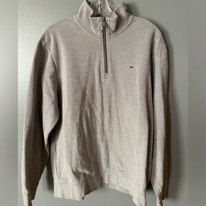 Vineyard Vines Gray Quarter Zip